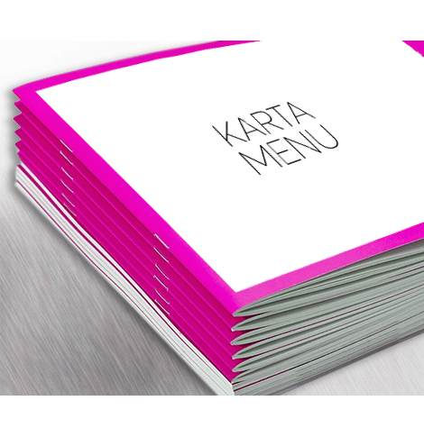 Karty Menu szyte